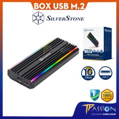 Box ổ cứng SSD M2 SILVERSTONE SST - MS13 LED RGB
