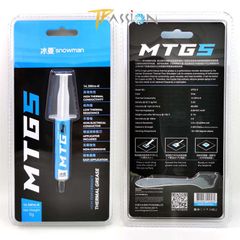 Keo tản nhiệt Snowman MTG5 (5g) | MTG10 (10g) | MTG2 (25g) hiệu suất 14.3W/mK