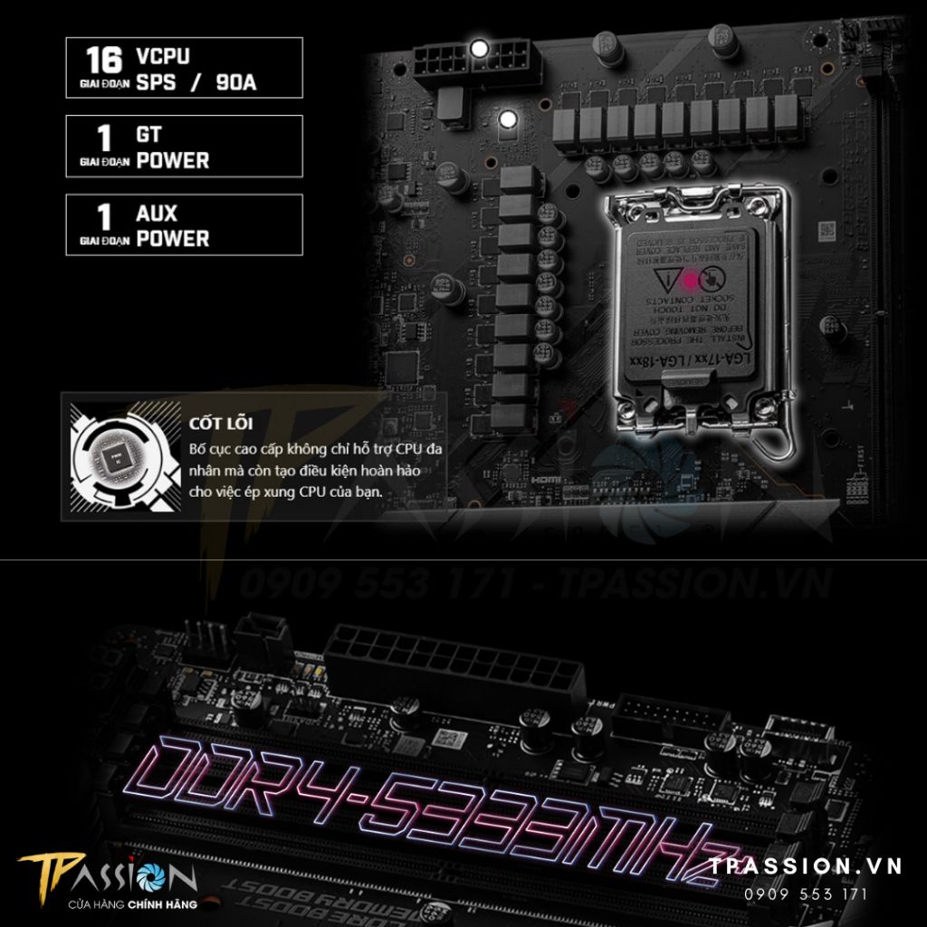 Bo mạch chủ MSI MPG Z790 EDGE WIFI EDGE WIFI DDR4 & DDR5 - Chính hãng (Mainboard WIFI 6E / Intel LGA 1700 / ATX)