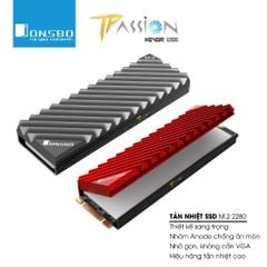 Tản nhiệt SSD M2 2280 Jonsbo V3 - Tản nhôm chống gỉ cao cấp, hiệu năng cho ổ cứng cao