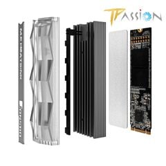 Tản nhiệt SSD M2 Jonsbo LED RGB tự động (hiệu ứng Rainbow không cần cổng RGB)