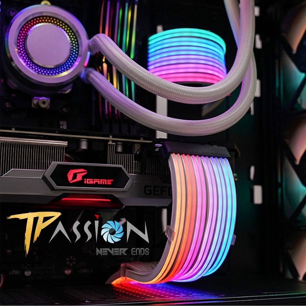Dây nguồn nối dài LIAN LI Strimer Plus V2 thế hệ thứ 2 LED ARGB 24Pin, 2x8Pin, 3x8Pin VGA