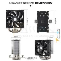 Tản nhiệt khí CPU Thermalright ASSASSIN KING 90 - AK90 / ASSASSIN X 90 SE - AX90 SE