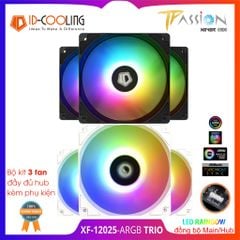 Bộ kit 3 quạt Fan Case ID-Cooling XF-12025 TRIO LED ARGB