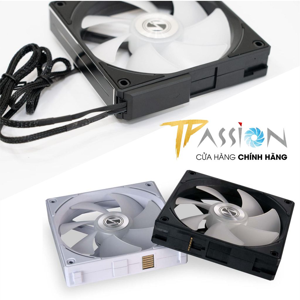 Quạt tản nhiệt LIAN LI UNI FAN AL120 | AL140 LED ARGB 5V - Fan ghép nối không dây, Tốc 1900RPM, PWM, fan case 12cm, 14c