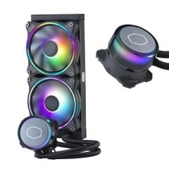 Tản nhiệt nước AIO CPU COOLER MASTER MASTERLIQUID ML240 / ML360 ILLUSION LED ARGB Gen 2 Halo - Chính hãng, MF120 240 360