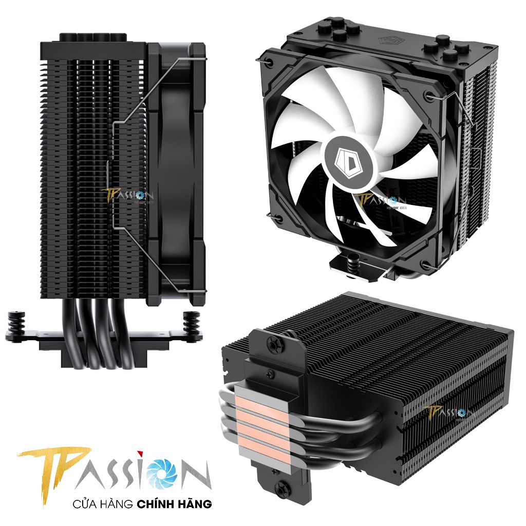 Tản nhiệt khí CPU ID-Cooling SE-224-XT ARGB V3 - Chính hãng BH 24 tháng, LED 5v 3Pin đồng bộ Main/Hub, PWM, Se 224 xt