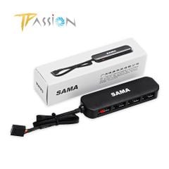 Fan hub PWM 1 ra 4 cổng Sama SH100