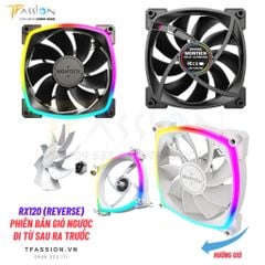 Quạt tản nhiệt Montech AX120 | RX120 PWM  |  REVERSE LED viền ARGB