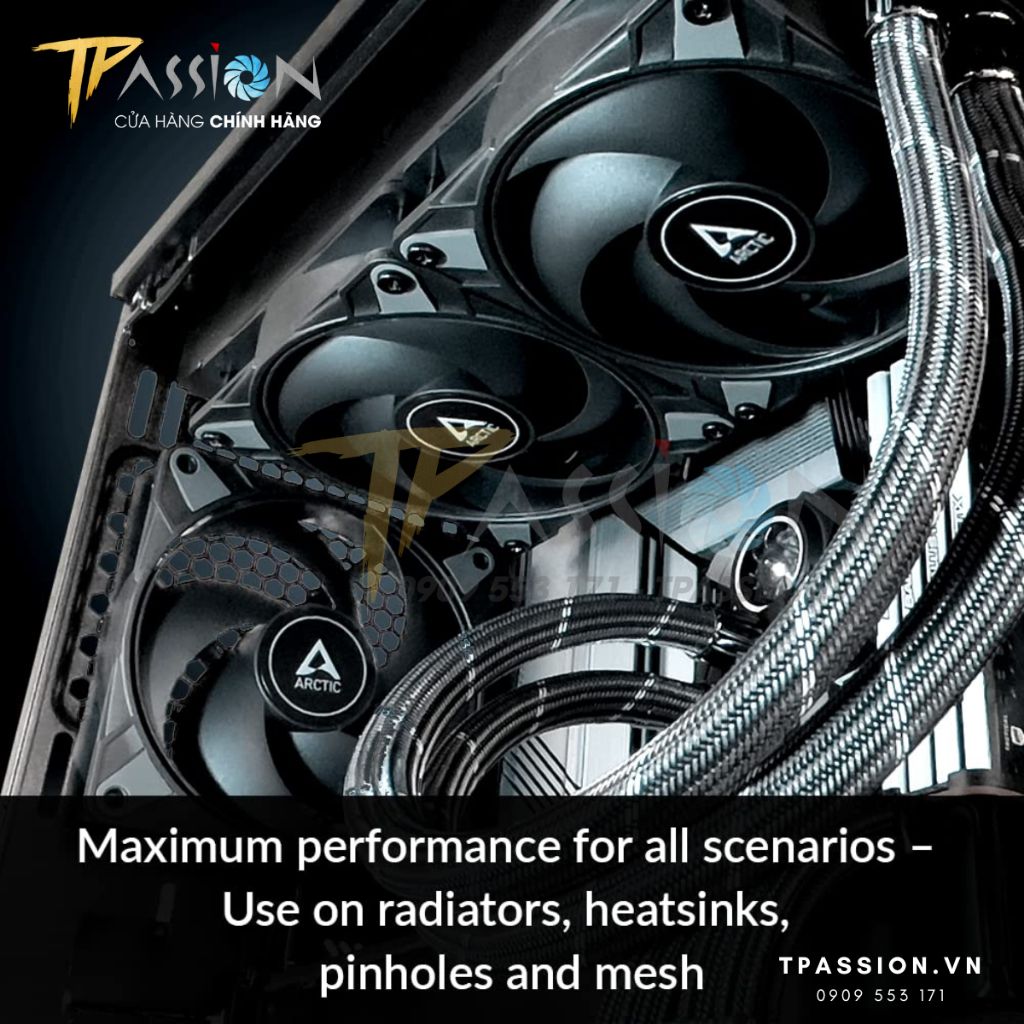 Quạt tản nhiệt Arctic P12 MAX | BLACK & WHITE