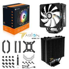 Tản nhiệt khí CPU ID-Cooling SE-224-XT ARGB V3 - Chính hãng BH 24 tháng, LED 5v 3Pin đồng bộ Main/Hub, PWM, Se 224 xt