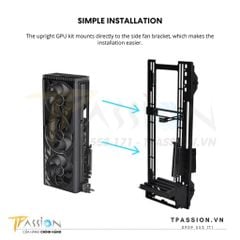 Khung dựng dọc VGA GPU Lian Li O11D EVO XL Upright GPU Bracket - Chính hãng, O11 Dynamic EVO XL card màn hình