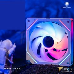 Quạt tản nhiệt 12cm Jungle Leopard Interstellar Block Fan case - Ghép nối, Led ARGB 5V gương vô cực Infinity , PWM