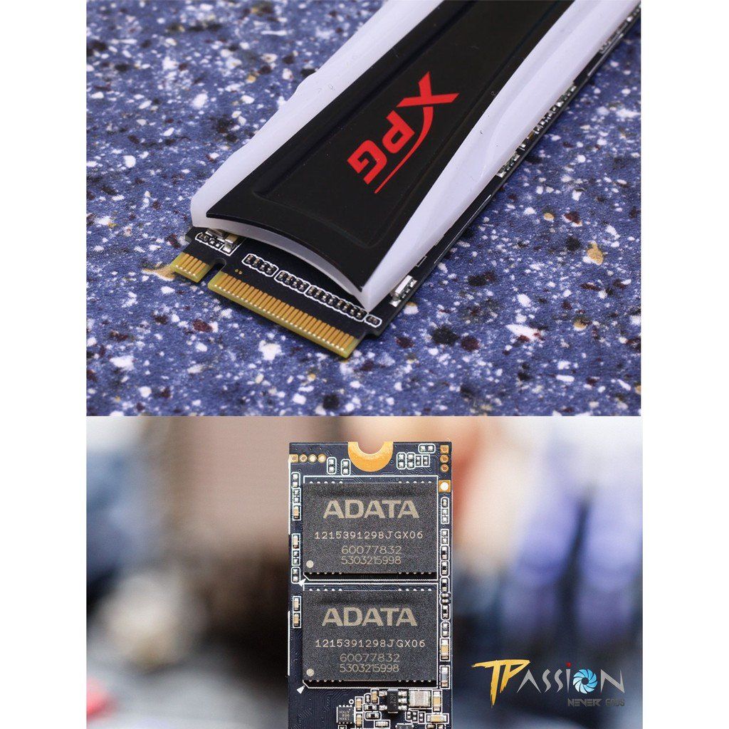 Ổ CỨNG SSD M.2 PCIe Gen3x4 ADATA XPG S40G tích hợp Tản nhiệt LED ARGB