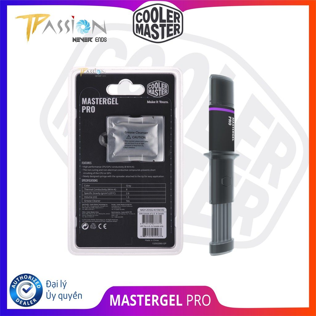 Keo tản nhiệt Cooler Master MASTERGEL PRO New Edition