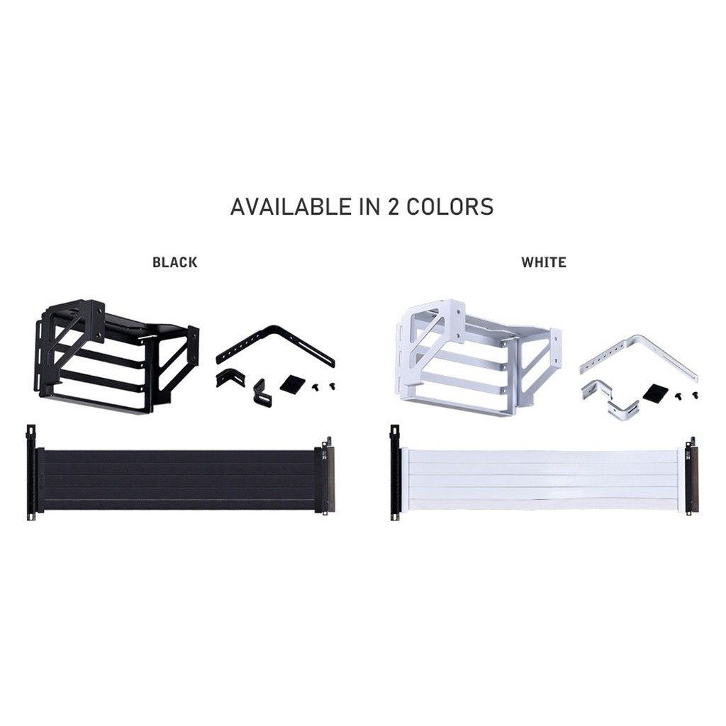 Bộ dựng đứng dọc VGA Lian Li O11DE-2X | 2W Upright GPU Kit cho case O11 Dynamic EVO kèm dây PCI-E 4.0 Riser - O11DE 2X