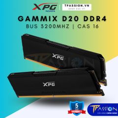 Ram ADATA XPG GAMMIX D20 8GB | Bus 3200MHz DDR4 PC4-25600 SDRAM 288-Pins UDIMM