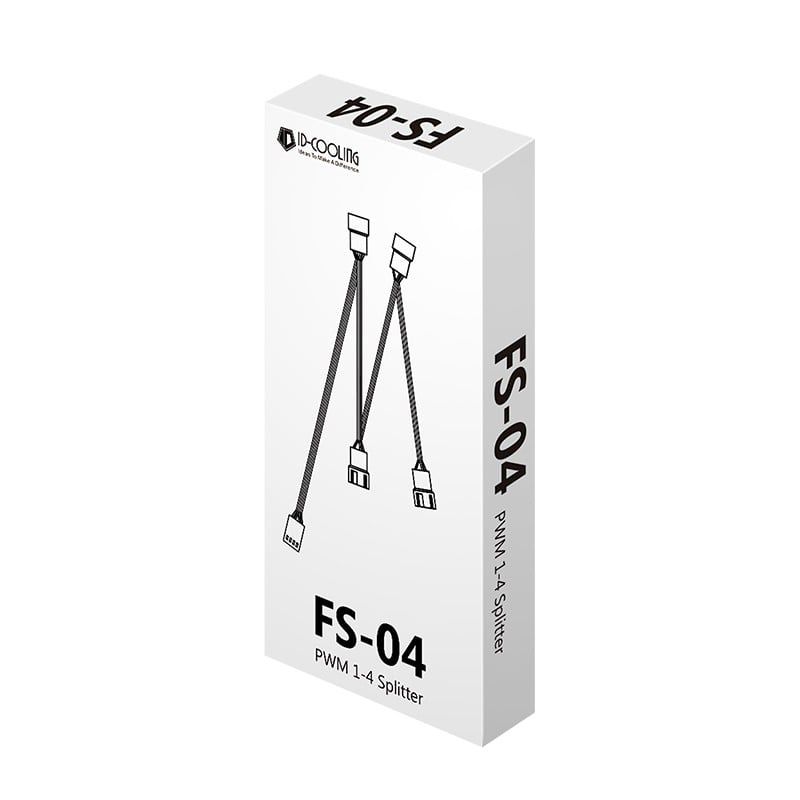 Dây chia nguồn Fan ID-Cooling FS-04 PWM Splitter 1 ra 4