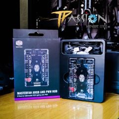 Cooler Master MASTERFAN ARGB AND PWM HUB - chia kết hợp cổng LED ARGB và nguồn Fan