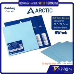 Miếng dán tản nhiệt Arctic Thermal Pad 50x50mm, 72,5x72,5mm, 145x145 6W/mK