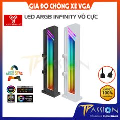 Giá đỡ dựng VGA YICOBEILA Z INFINITY LED ARGB Gương vô cực - LED Addressable RGB rainbow , cây chống card màn hình
