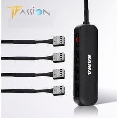 Fan hub PWM 1 ra 4 cổng Sama SH100