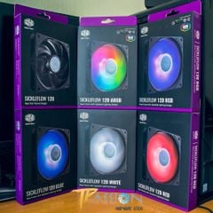 Quạt Fan Case 12cm Cooler Master SickleFlow 120 Không LED, LED White, Red, Blue, ARGB