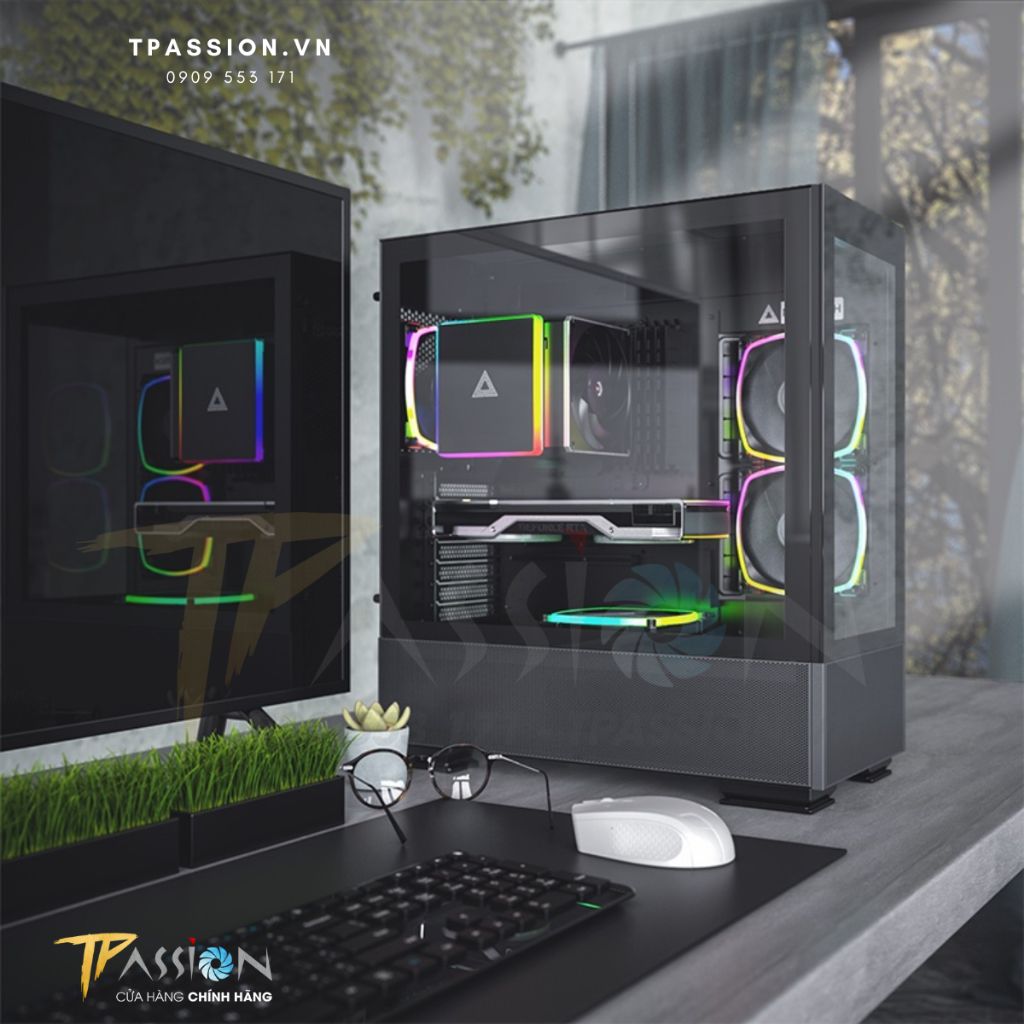 Quạt tản nhiệt Montech AX120 | RX120 PWM  |  REVERSE LED viền ARGB