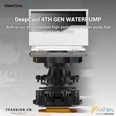 Tản nhiệt nước AIO CPU DEEPCOOL LT520 / LT720 BLACK / WHITE - Chính hãng BH 3 NĂM, PWM, bơm vô cực LED ARGB 5V