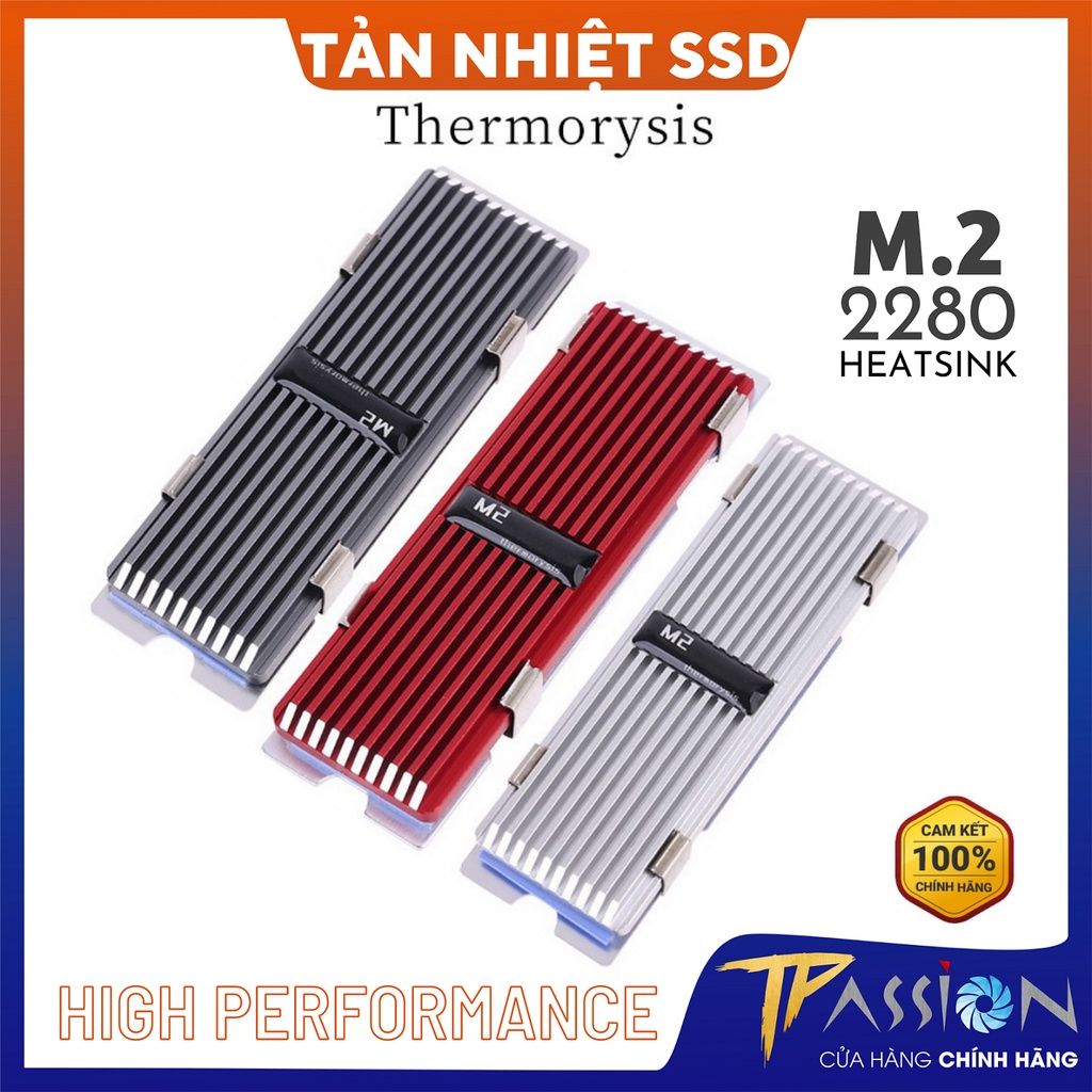 Tản nhiệt ổ cứng SSD M2 THERMORYSIS nhôm nguyên khối | TMS