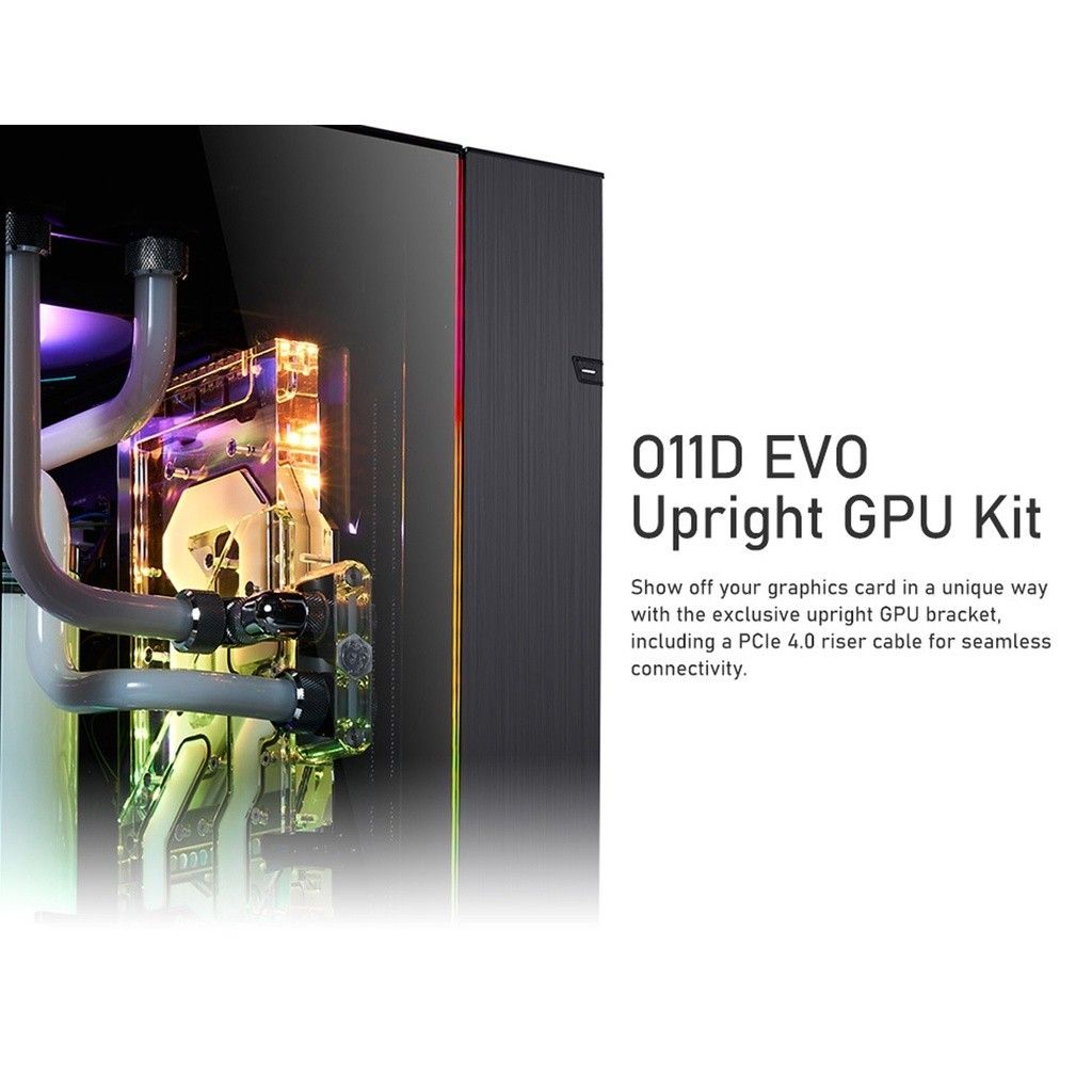 Bộ dựng đứng dọc VGA Lian Li O11DE-2X | 2W Upright GPU Kit cho case O11 Dynamic EVO kèm dây PCI-E 4.0 Riser - O11DE 2X