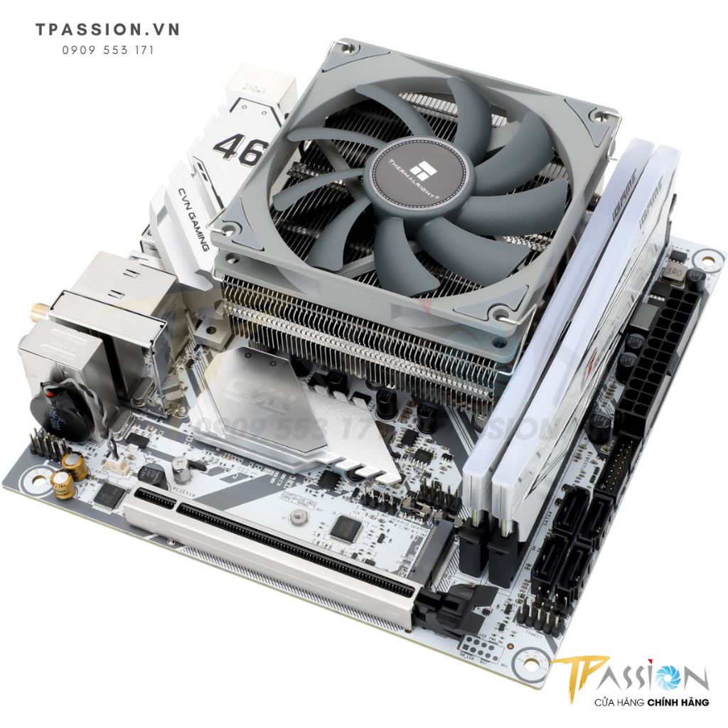 Tản nhiệt khí CPU Thermalright AXP90 - X53 BLACK / GREY - Chính hãng, topdown, PWM, ITX, mITX, HTPC