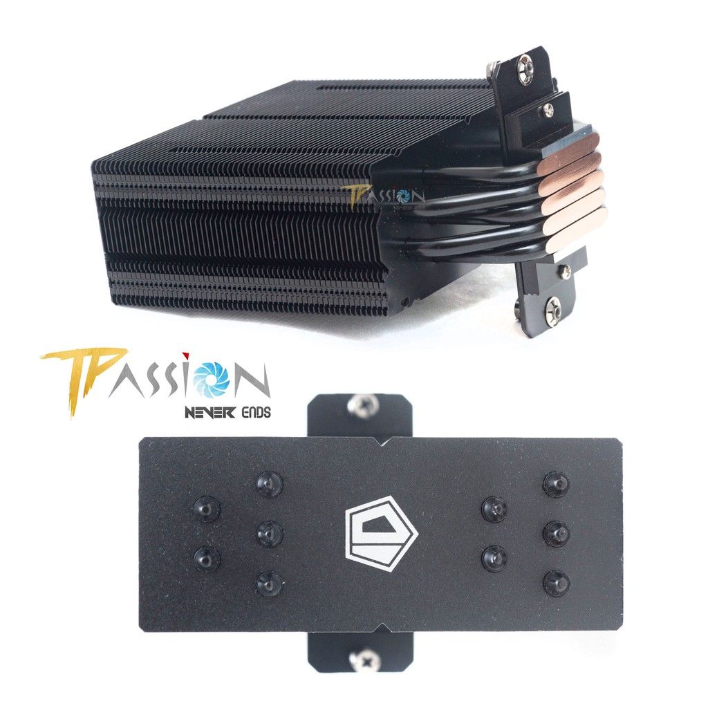 Tản nhiệt khí CPU ID-Cooling SE-225-XT BLACK V2 - 2 Fan PWM, 5 ống đồng