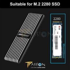 Tản nhiệt ổ cứng SSD M2 THERMORYSIS nhôm nguyên khối | TMS