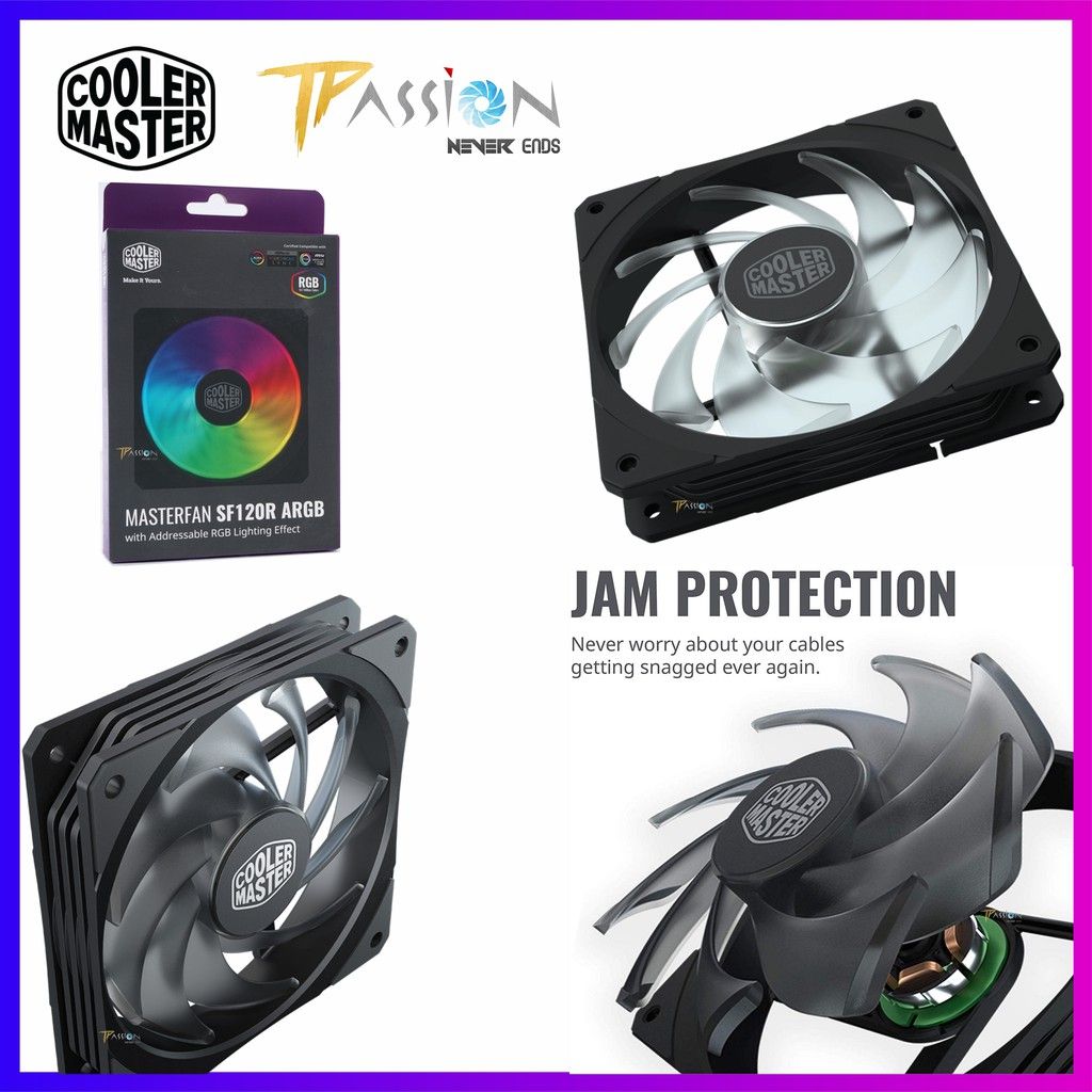 Quạt Fan Case 12cm Cooler Master MasterFan SF120R ARGB