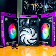 Quạt Fan Case 12cm Cooler Master SickleFlow 120 Không LED, LED White, Red, Blue, ARGB