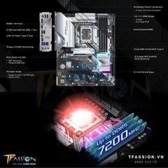 Bo mạch chủ ASROCK Z790 PRO RS D5 WIFI DDR5 PCIe 5.0 - Chính hãng (Mainboard  WIFI 6E / LGA1700 / ATX / 4XDDR5 )