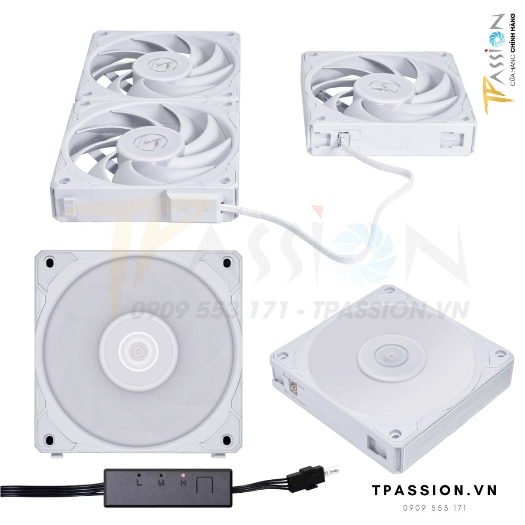 Quạt tản nhiệt LIAN LI UNI FAN P28 Black | White