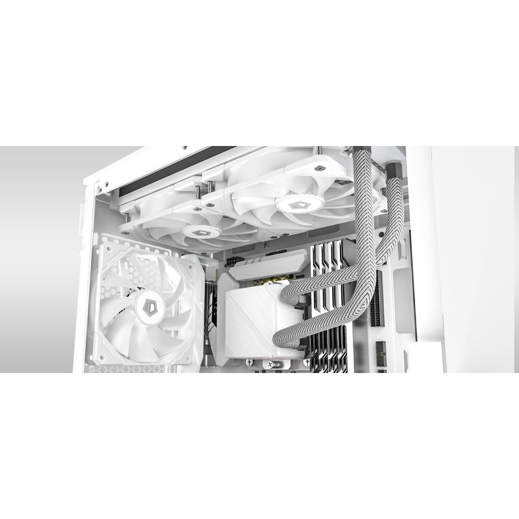 Tản nhiệt nước CPU AIO ID-COOLING DASHFLOW 240 BASIC | WHITE (Fan LED trắng)