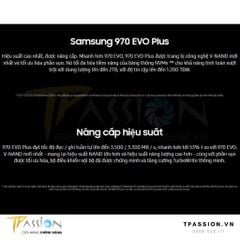 Ổ Cứng SSD Samsung 970 EVO Plus 500GB / 1TB / 2TB M2 2280 PCIe NVMe Gen 3×4 - Chính Hãng, 980 990 MZ-V7S500B 1T0B 2T0B