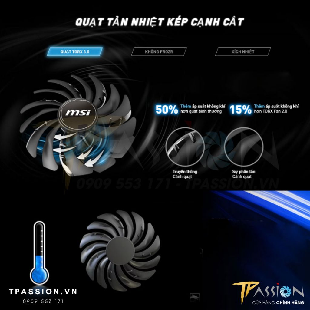VGA Card màn hình MSI RTX 3060 12GB GDDR6 VENTUS 2X OC - Chính hãng BH 36 tháng, GPU