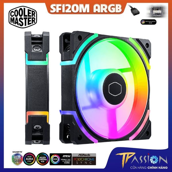 Quạt tản nhiệt Cooler Master Masterfan SF120M ARGB