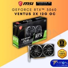 VGA Card màn hình MSI RTX 3060 12GB GDDR6 VENTUS 2X OC - Chính hãng BH 36 tháng, GPU