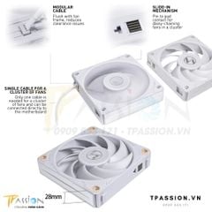Quạt tản nhiệt LIAN LI UNI FAN P28 Black | White