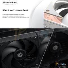 Quạt fan case 12cm ID-COOLING AF-125-K / AF-125-W (Tốc độ 2000RPM/ PWM PST)