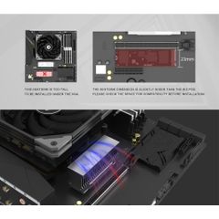 Tản nhiệt SSD M2 ID-Cooling ZERO M15 Chính hãng - Ốp tản nhiêt tháp ổ cứng Nvme M.2 2280