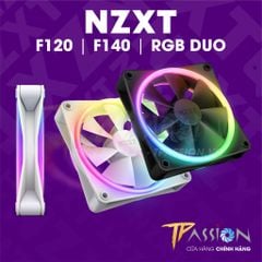 Quạt Tản Nhiệt Fan case NZXT F120 | F140 RGB DUO | BLACK | WHITE AER RGB 2 120mm 140mm - Chính hãng, digital LED Rainbow
