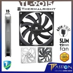 Quạt Fan Case 9cm ThermalRight TL-9015 Đen | Trắng | Xám PWM Slim Fan | TL - 9015