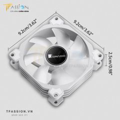 Quạt Fan Case 9cm JONSBO FR - 925 ARGB LED - Chính hãng, tản nhiệt tốc 2300RPM, PWM, 90mm LED 5V sync main/hub | FR925