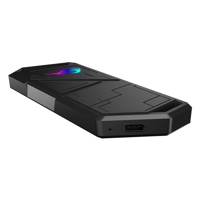 Hộp đựng ổ cứng SSD ASUS ROG STRIX ARION ESD-S1C có LED RGB đồng bộ Aura Sync